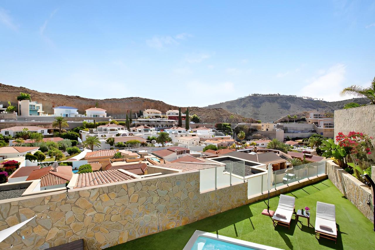 Dream Villa With Heated Pool, Rooftop & Ocean Views Mogán エクステリア 写真