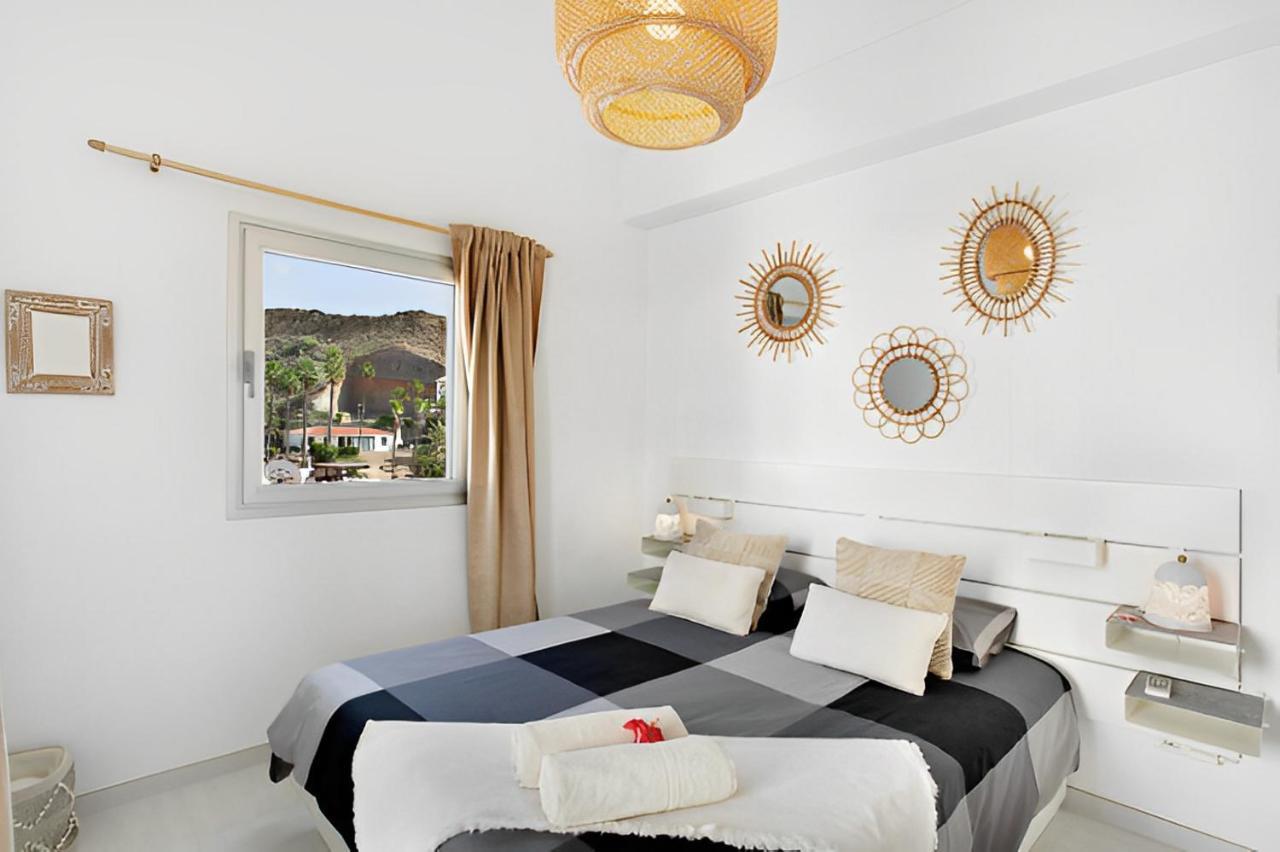 Dream Villa With Heated Pool, Rooftop & Ocean Views Mogán エクステリア 写真